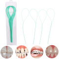 50Pcs Dental Floss Threaders Teeth Holder Between Orthodontic Braces Bridge Hilo Creek. 