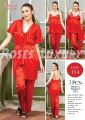3-Pieces Bridal Nightwear For Girls & Women - 3 Pcs Bridal Robe Long Gown Set for Women Shirt + Touser Set for Women Ladies Sleep Wear Night Wear (Complete Sleeping Suit) for Women and Girls. 