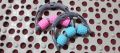 3-Wheel Trigger Point Roller Massager Used for Back Massage Forearm, Hand, Leg Muscle Fascia and Fascia Massage, to Relieve Muscle Pain (1Pcs). 