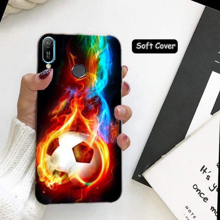 Huawei Y6 Prime 2019 Back Cover Case -  Football Cover