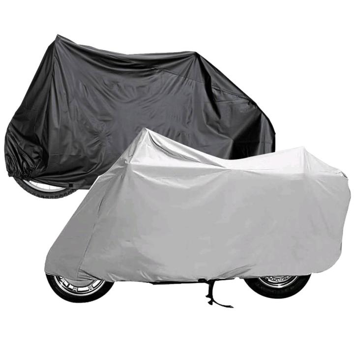 Full Size Motorcycle Motorbike 70 - 125cc Bike Cover Dust Proof Top Parking Cover