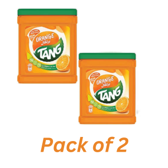 Tang Orange 750g Jar (Pack of 2) – Instant Orange Drink Mix | Vitamin C Enriched & Refreshing