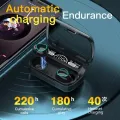 TWS Wireless M10 Earbuds with Touch Control LED Power Display - 3500MAH Power Bank - In Ear Earbuds. 