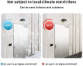 Automatic Door Closer: Residential Grade, Small Size, Hydraulic Operation, Aluminum Alloy Construction. 