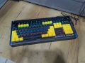 Wireless Gaming Keyboard RED Light keyboard, blue Switch, a versatile mechanical keyboard that offers WIRELESS connectivity. Featuring real RGB backlighting and 61 custom keys, this compact 60% TO 70% keyboard, 2.4G and 3 Bluetooth connection support. 