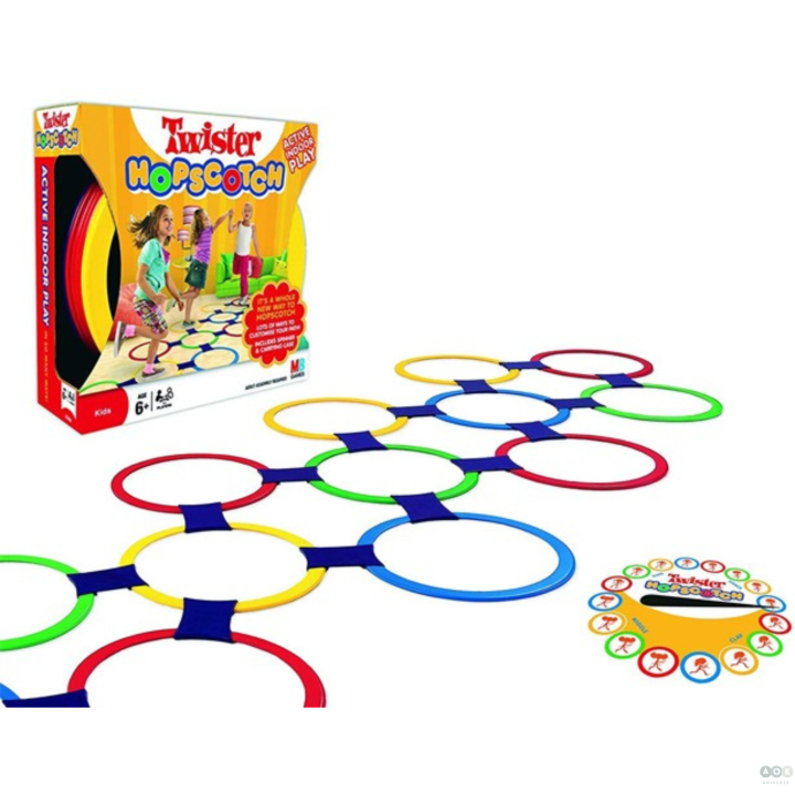 Twister Hopscotch Rings Game for Kids To Play Party & Fun Games Board Game