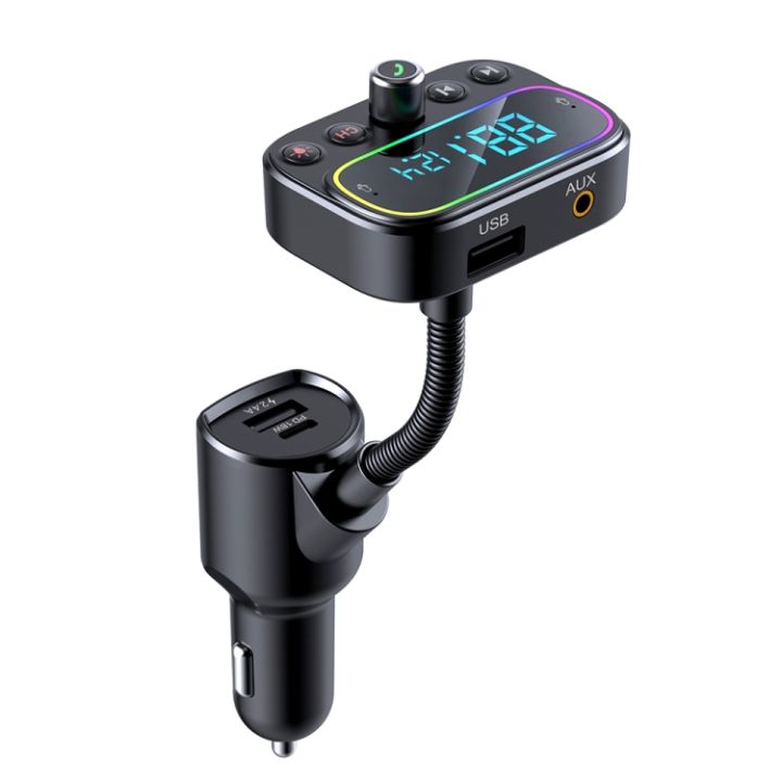 Multifunction Car Bluetooth Transmitter MP3 Player USB Charger(T67)