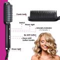 2 in 1 Electric Hair Straightener Curler Heating Styling Comb Straightening Brush - Multicolors. 