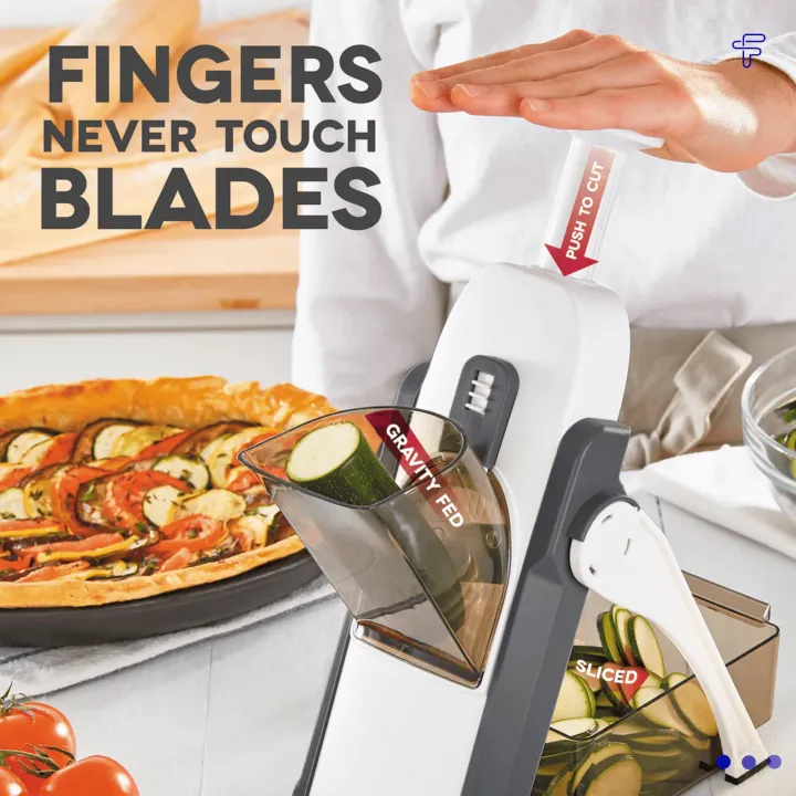 spring slicer Pump n Slice Dicer & Slicer Mandoline ...