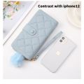 Jannah Beam Long Purse Lady Women's Multi-slot Zip Purse Woman Wallet Dompet Life 15P3. 