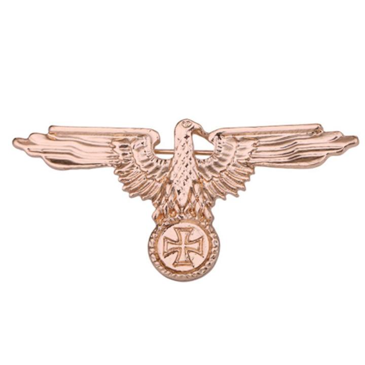 WWII WW2 German Military Cross Eagle Pin Cap Badge Jewelry Brooches Lapel Pins