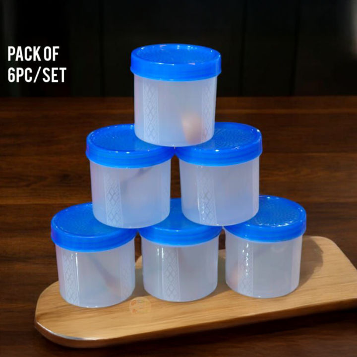 Pack of 6 Mini Container Box Set - Random Colors with Spoon | Daraz.pk