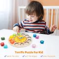 Joy Joy Wooden Shape Color Sorting Clock | Teaching Time & Number Blocks Puzzle | Stacking Sorter Jigsaw Montessori Educational Toy | Early Learning Gift for 1 Year Old Kids | Interactive Shape & Color Matching Toy | Developmental Learning & Fun. 