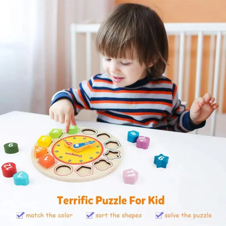 Joy%20Joy%20Wooden%20Shape%20Color%20Sorting%20Clock%20%7C%20Teaching%20Time%20&%20Number%20Blocks%20Puzzle%20%7C%20Stacking%20Sorter%20Jigsaw%20Montessori%20Educational%20Toy%20%7C%20Early%20Learning%20Gift%20for%201%20Year%20Old%20Kids%20%7C%20Interactive%20Shape%20&%20Color%20Matching%20Toy%20%7C%20Developmental%20Learning%20&%20Fun%20-%20Image%203