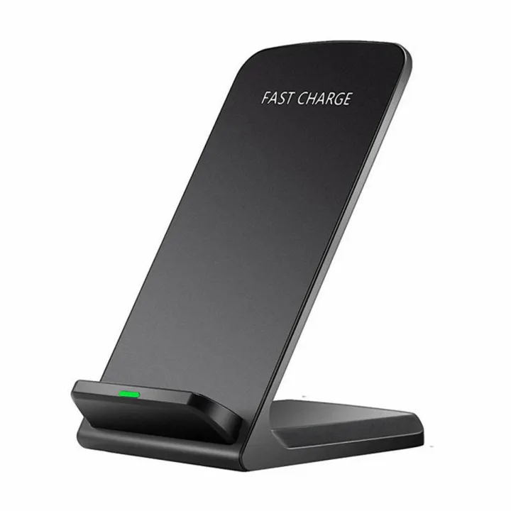 Fast Wireless Charger Charging Pad for Samsung Galaxy Note 8 S8 S8 Plus S7 S7 Edge Note 5 S6 Edge Plus, Standard Charge for Apple iPhone X / 8 / 8 Plus(Black)