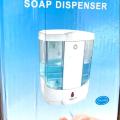 Automatic Liquid Soap dispenser for Bath Touchless Liquid Soap Hand Sanitizer, Hand Soap Dispenser for Commercial use Kitchen Dish Washing Liquid Dispenser Dispenser used in Hospital Kitchen Rest rooms Beauty Parlor  Restaurants [White 700ML]. 