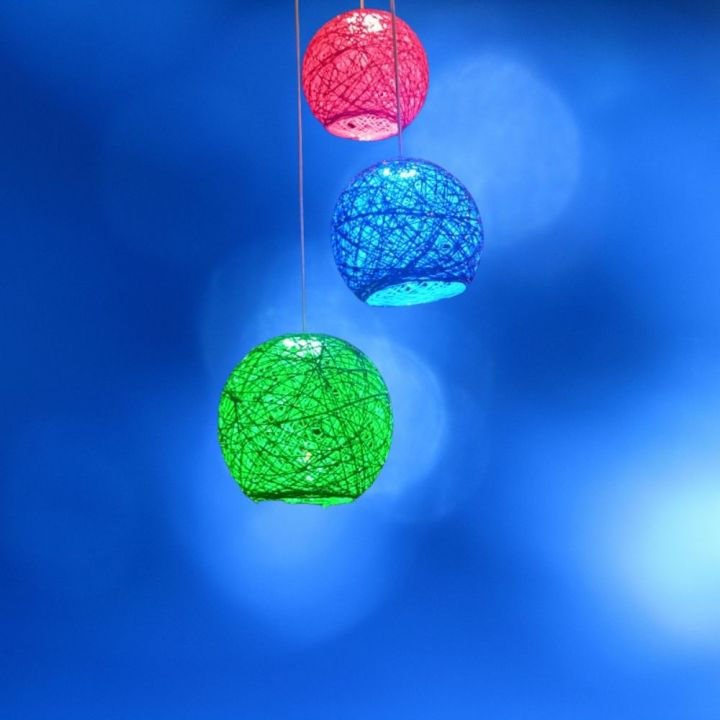 3pc%20set%20ball%20string%20light%20indoor%20decoration%20yarn%20globe%20Suspension%20lamp%20rattan%20ceiling%20light%20Round%20hanging%20-%20Image%205