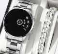 Black & White Stainless Steel Casual Watch for Man SMART Quartz Watches for Boys & Men New Fashion Wrist watch. 