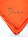 Crincle Chiffon Zik Zak Lace Pico Dupatta For girl By Roop Mahal. 