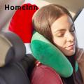 HomeInn Christmas Car Headrest Cover Auto Beautification Triangle Shape Elastic Christmas Car Decoration. 