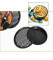 Nonstick pizza pan set. 