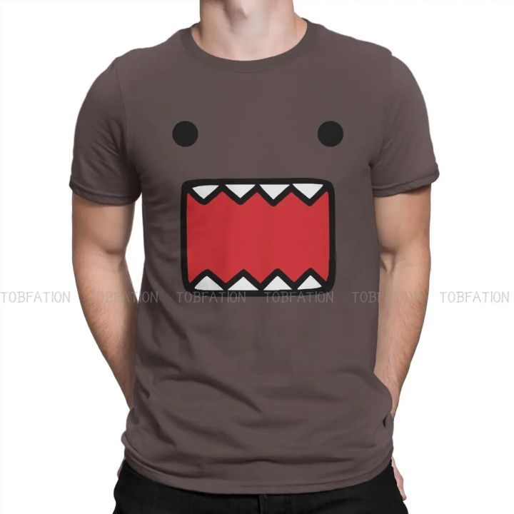 Domo Kun Doll Face Tshirt Homme Men Clothes 4XL 5XL 6XL 100% Cotton T Shirt Dinner Ronvsa