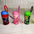 1 Piece Kids School Water Bottle Cartoons Printed with Sipper 600ml. 