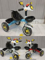 klashi Baby Tricycle With Front Rainbow Lights, Music , Back & Front Basket Also Light install In 3 Tires & In Handle. 