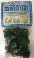 Gardman Aluminium Greenhouse Extender Clips for Insulation Shading 25 Clips Pack (Made in UK). 