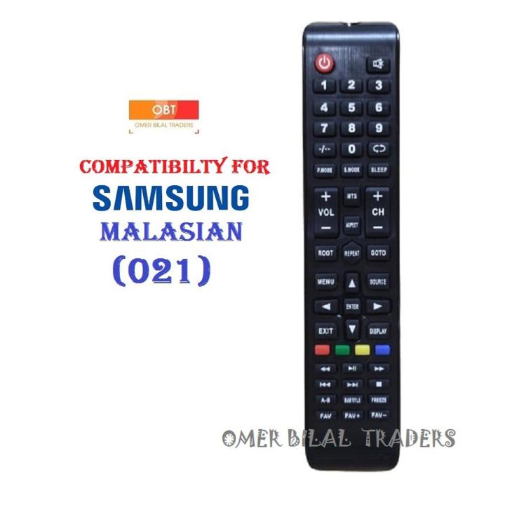 Samsung MALAYSIA LCD & LED TV Remote Control (Model 021)