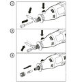 Total Mini Flexible Shaft Mini Drill Die Grinder 130W with 110 Pcs Accessories. 