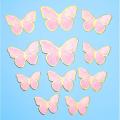 Set of 11PCS Butterfly Cake Topper Birthday Cake Decoration for Girls and Women. 
