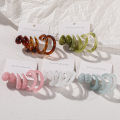 Stud Earrings Circle C-Shaped Drop Earrings. 