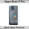Oppo Reno 5 Pro Back Matte Protector Soft Skin Sheet Soft Film Protector For Oppo Reno 5 Pro. 