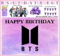 BTS birthday decorations / bts birthday theme / bts birthday balloons / bts theme birthday decoration / Birthday accessories / birthday decorations / party supplies. 