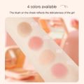 Blush 4 Colors Waterproof Girls Novice Natural Ruddy Blush Eyeshadow with Brush Makeup Set Rouge Make Up Palette Korean Cosmetic. 