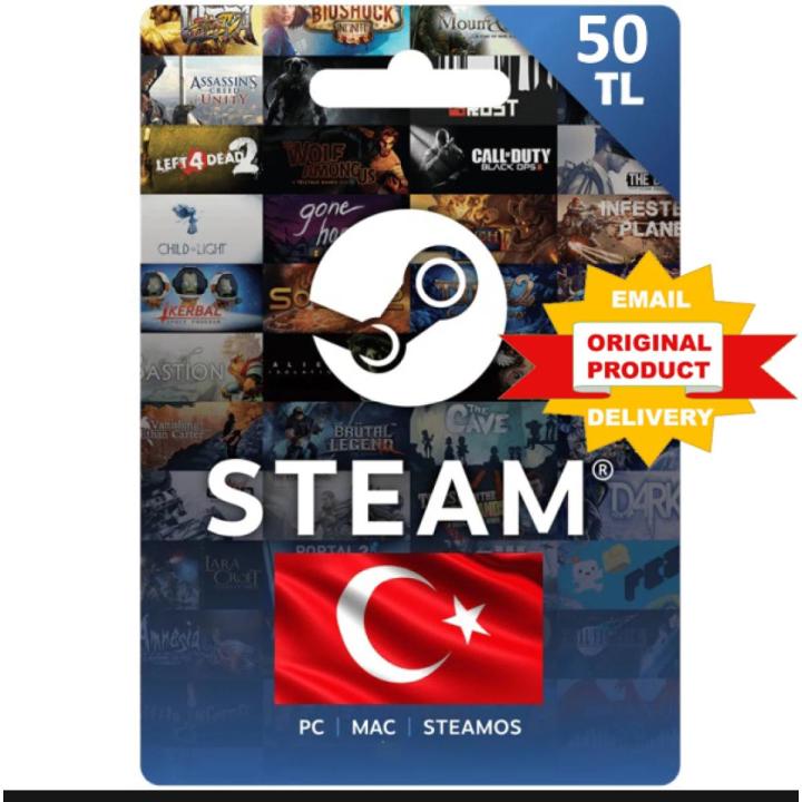 Steam 50 tl gift card