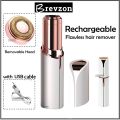 Flawless hair remover - Rechargeable - Facial hair remover, with USB charging cable - LED light - Mini Shaver for women - Hair Remover  - Portable. 