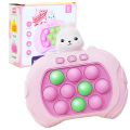 Pop It Game Light Up Fidget Toy, Quick Push Game Console, Whack a Mole Game, Decompression Breakthrough Puzzle Pop Game Machine, Multiple Game Modes Toy for 3+ Years. 