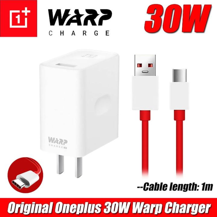 OnePlus 30W Original Warp Charger With USB Type C for OnePlus 7T