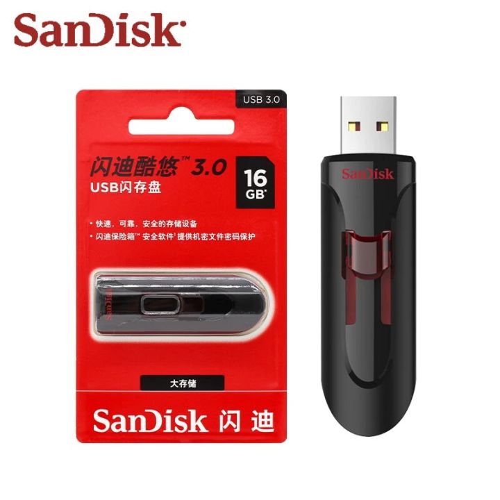 SanDisk USB 3.0 Pen drive 64GB 32GB 16GB 256GB 128GB CZ600 Pendrive USB Flash Drive High Speed U Disk memoria usb