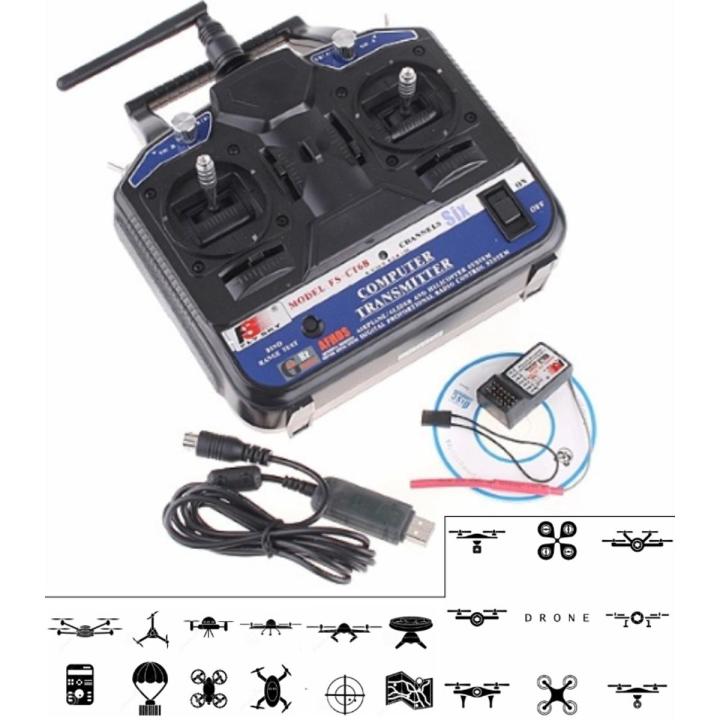 FlySky FS-CT6B 2.4G 6-Channels Remote control Transmitter receiver