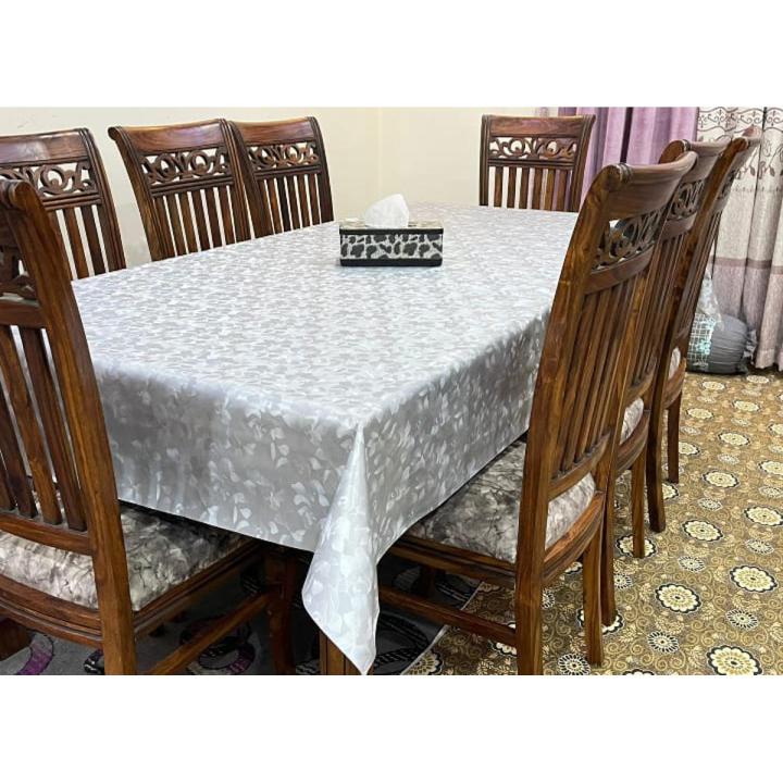 6 Chairs Rectangle (60 x 90) Inches Fancy Dining Table Cover Sheet  Dastarkhwan for Dining Table  Dastarkhwan Table Cover  6 Chairs Dining Table Sheet Cover  Dining Table Cover Sheet Plastic  6 Seater Dining Table Cover