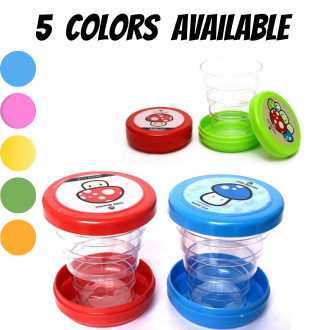 Magic Glass - Portable Folding Collapsible Magic Glass - Magic Glass for Water - Portable Glass Collapsible - Pack of 1 and 2