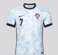 C.Ronaldo Portugal T- Shirt Away Kit Euro 2024 Football Jersey. 
