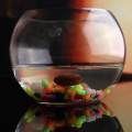 15cm Round Clear Glass Vase Fish Tank Ball Bowl Flower Planter Terrarium Home Decor Transparent color - 15cm. 