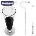 Green forest Anti Wrinkle Straw Reusable Glass Drinking Anti Wrinkle Straw. 