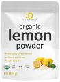Organic Lemon Powder, 1lb – Real Freeze-Dried Source – Rich in Essential Vitamin C – Natural Immune Support – Raw Lemon Juice Flavor & Aroma – Non-GMO, Filler Free, No Sugar. 