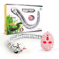 Remote Control Snake Infrared RC Animal Toys Rattlesnake With USB Cable Funny Trick Terrify Toys For Kids. 