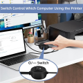 (GGBR)-2 in 1 Printer Cable USB A to B Male to Male Printer Cable for Printer Splitter for Two Computers B. 